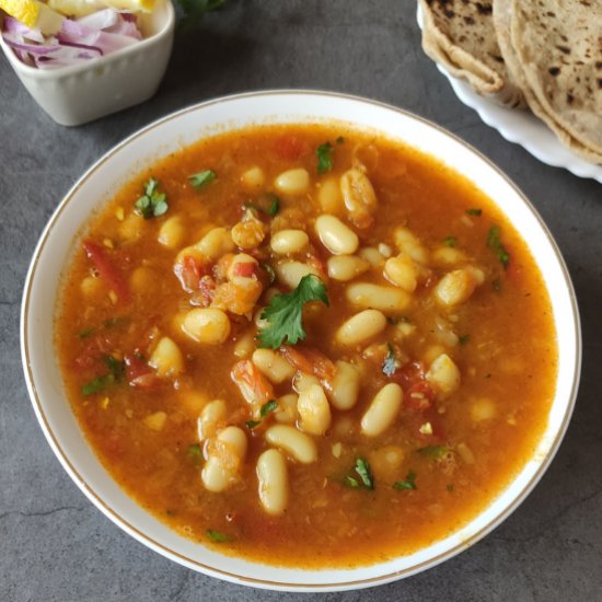 White bean curry