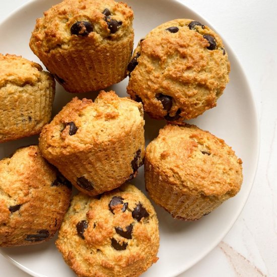 Paleo Chocolate Chip Muffins