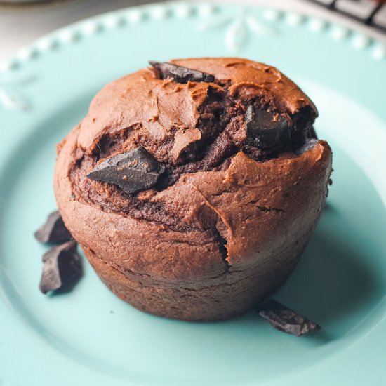 Chocolate Cake Mix Muffins