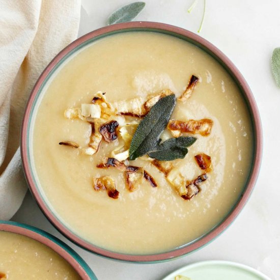 Celeriac and Parsnip Soup