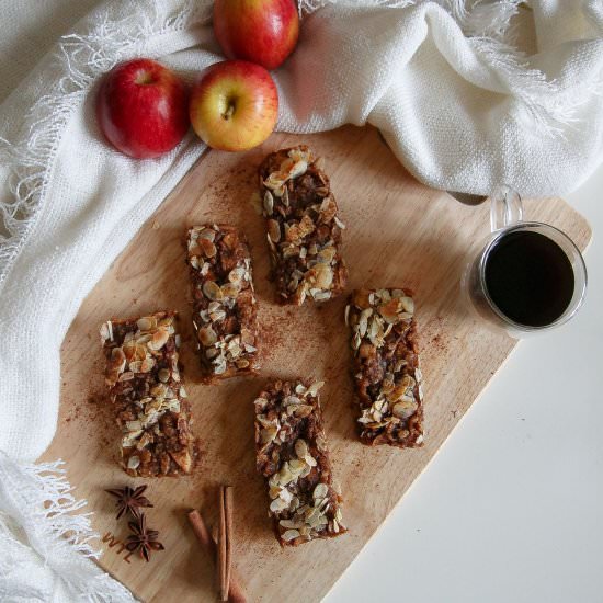 Apple Oatmeal Bars {Gluten Free}