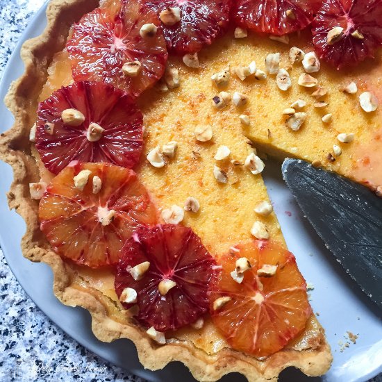 Seville orange tart