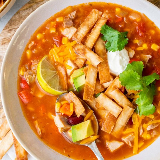 turkey tortilla soup