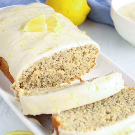 Vegan Lemon Poppy Seed Loaf