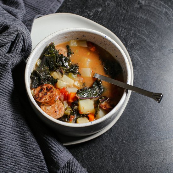 Italian Kale Soup with Fennel