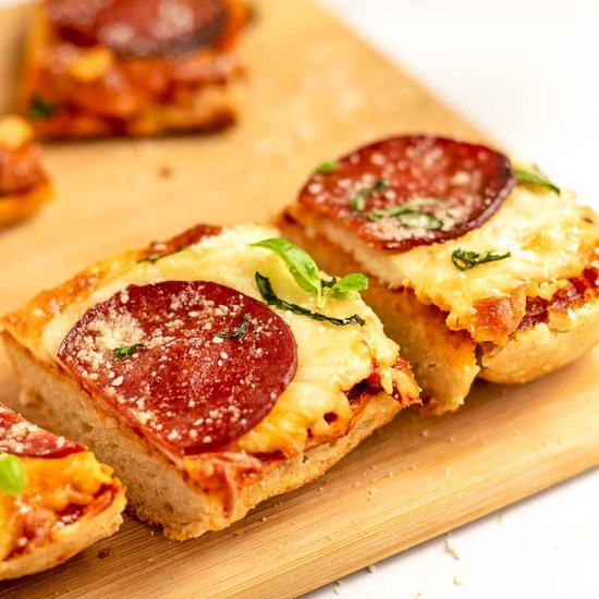 Homemade French Bread Pizza