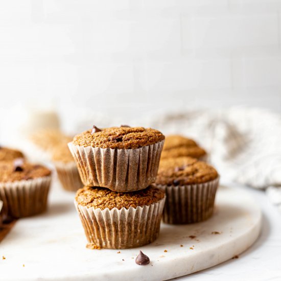 Vegan Chocolate Chip Muffins