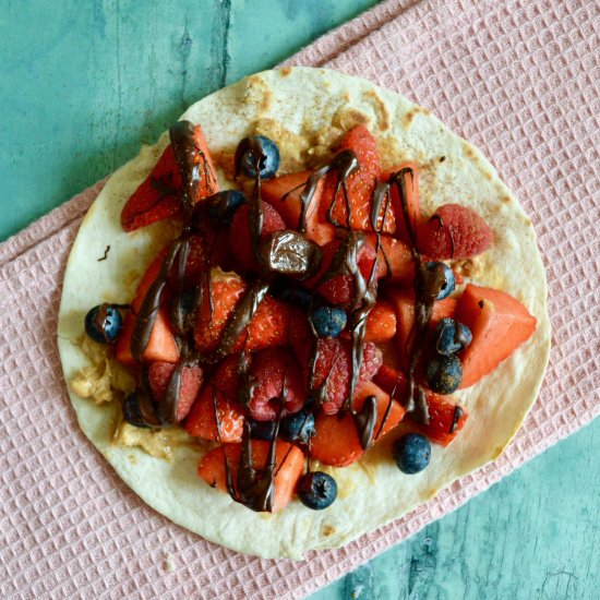 Breakfast Berry Taco