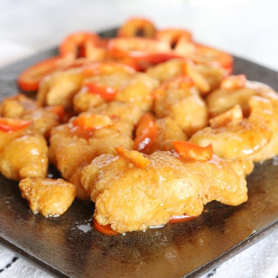 Air Fryer Orange Chicken