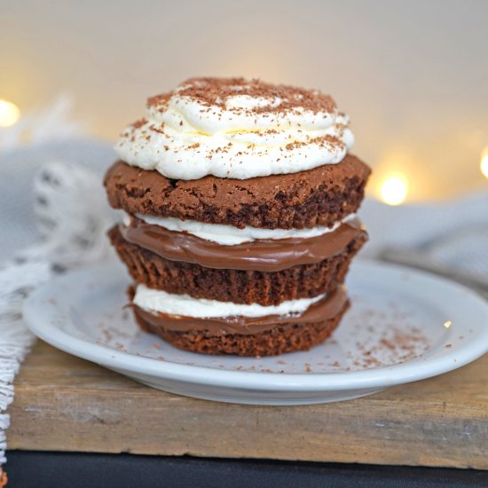 Nutella Tiramisu Cakes