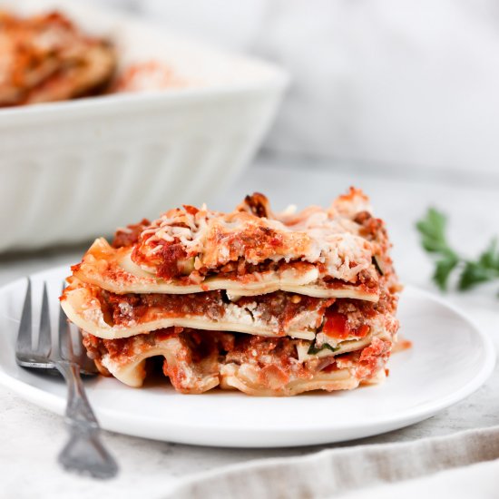 Healthy Mediterranean Lasagna