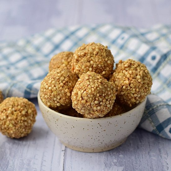 Vegan Cashew Puff Energy Balls