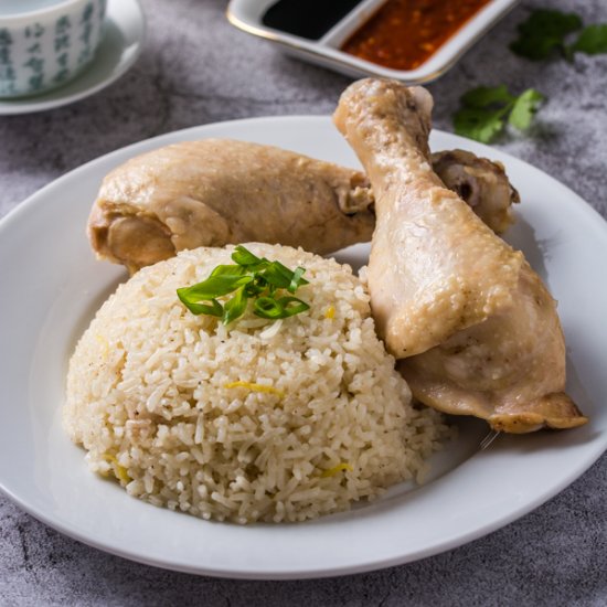 Instant Pot Hainanese Chicken Rice