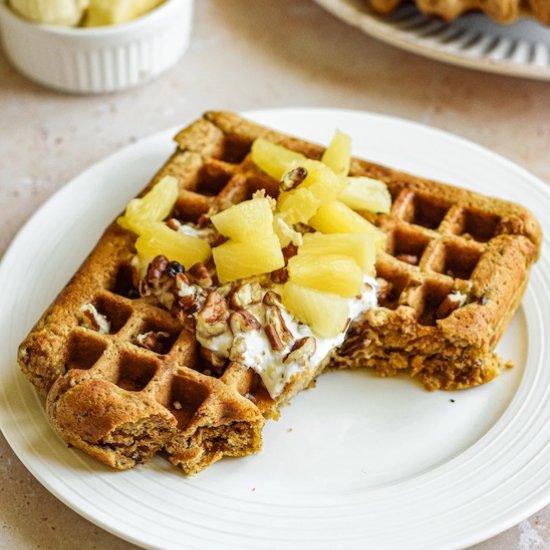 Banana Nut Waffles