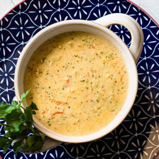 Broccoli Cheddar Soup – Panera Copy