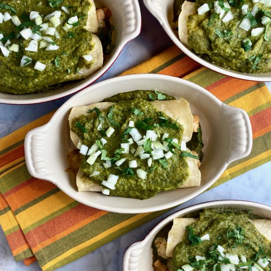 Enchiladas Verdes