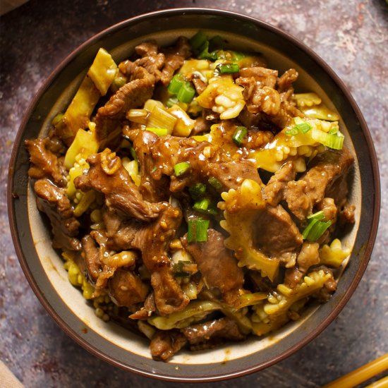 Stir Fried Beef with Bitter Melon