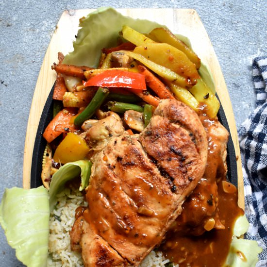 Grilled Chicken Sizzler