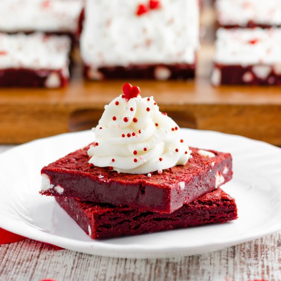 Red Velvet Brownies