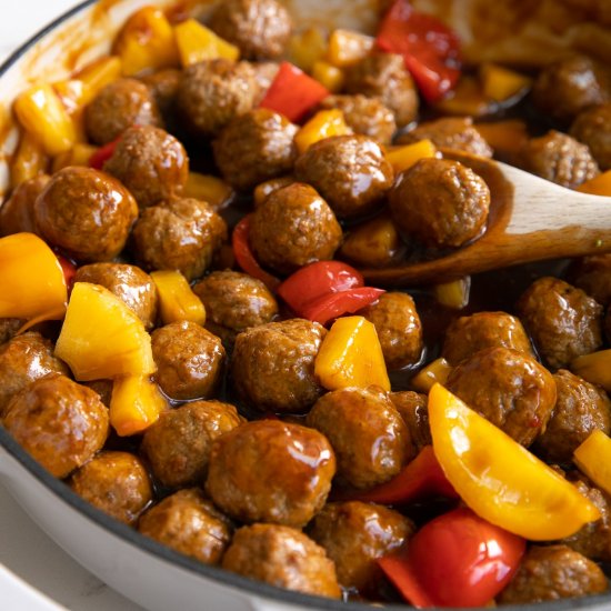 Sweet and Sour Meatballs