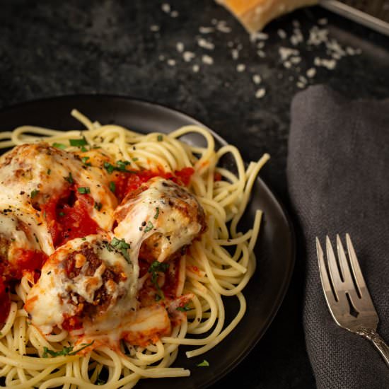 Parmesan Chicken Meatballs