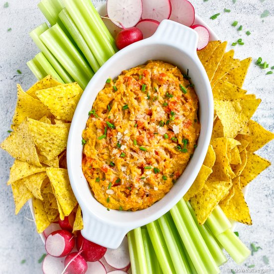 Vegan Buffalo Chickpea Dip