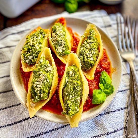 Vegan Stuffed Shells