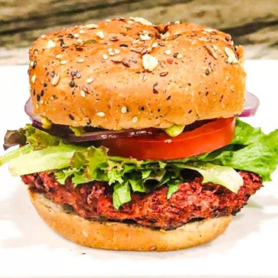 Lentil Beet Burger