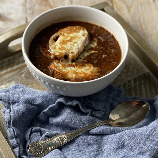 Red Wine French Onion Soup