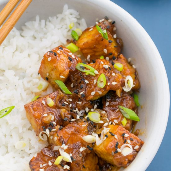 Spicy Mango Tempeh