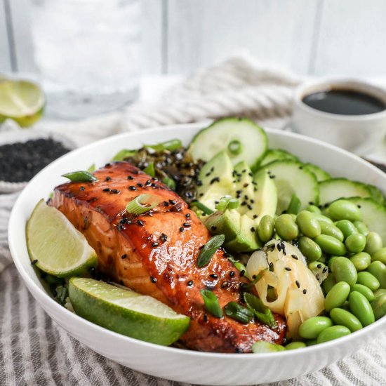 Teriyaki Salmon Bowls