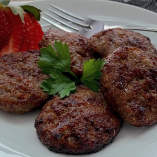 Air Fry Sausage Patties