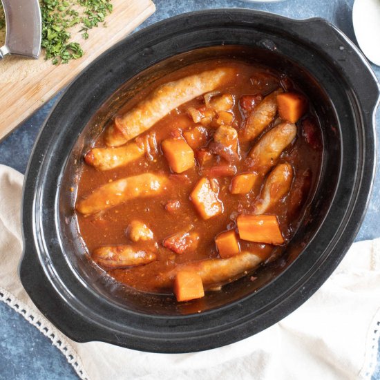 Slow Cooker Sausage Casserole