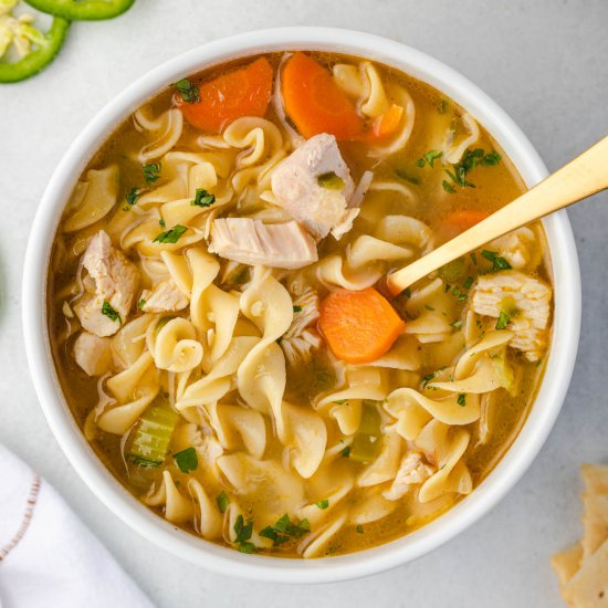 Spicy Chicken Noodle Soup