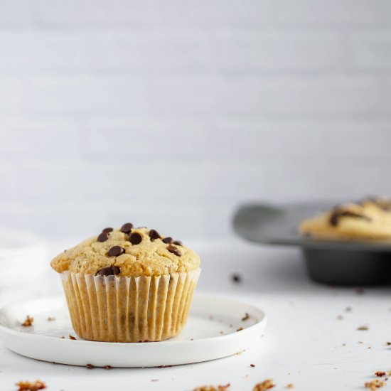 Healthy Chocolate Chip Muffins