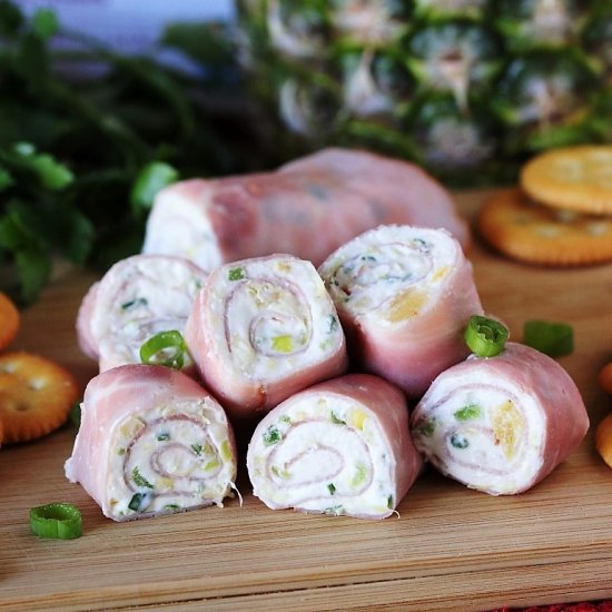 Pineapple Ham Roll-Ups