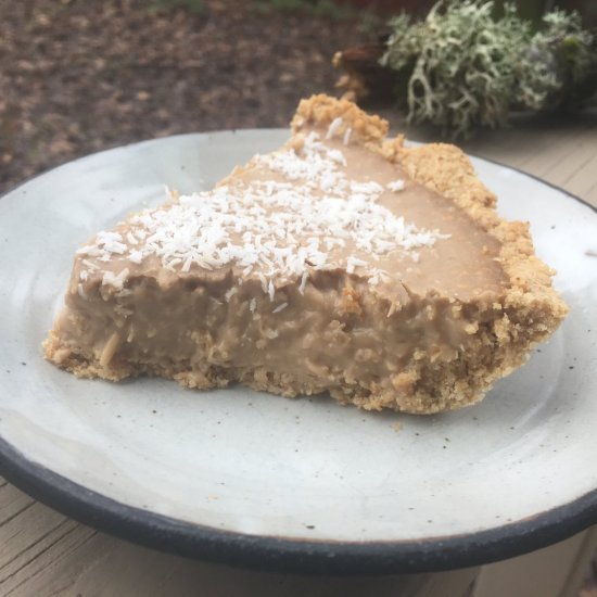 Vegan Coconut Custard Pie