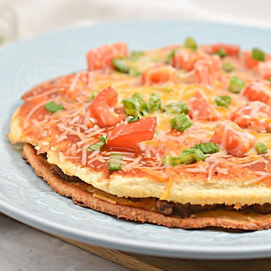 KETO TACO BELL MEXICAN PIZZA