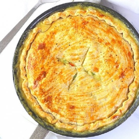 skillet chicken pot pie