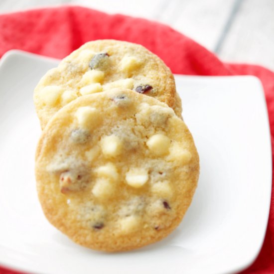 White Chocolate Cranberry Cookies