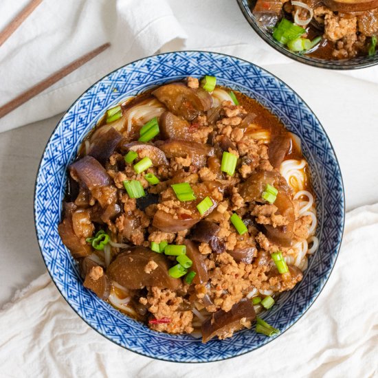 Braised Eggplant with Minced Pork