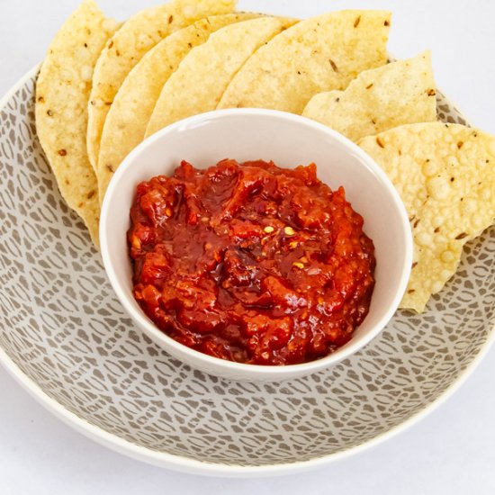 Spicy Tomato and Chilli Chutney