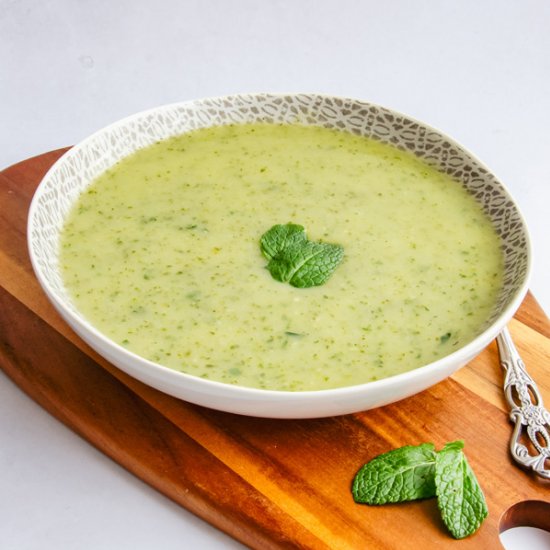 Easy Courgette and Potato Soup