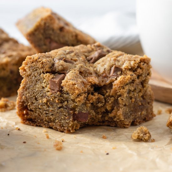 Coffee Toffee Chocolate Cookie Bars