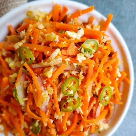 Sri Lankan Carrot Salad/Sambola