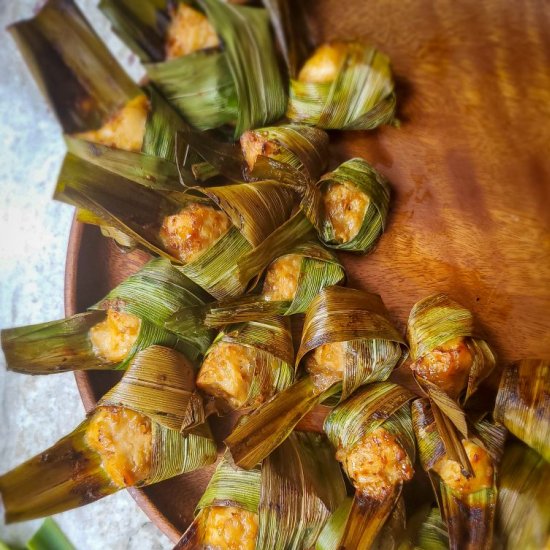 Thai pandan chicken in Air-fryer