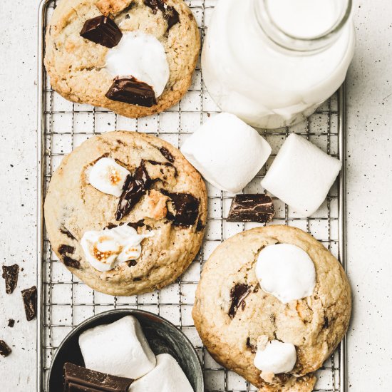 S’mores cookies recipe