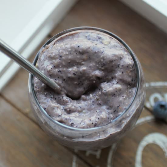 Blueberry Breakfast Pudding