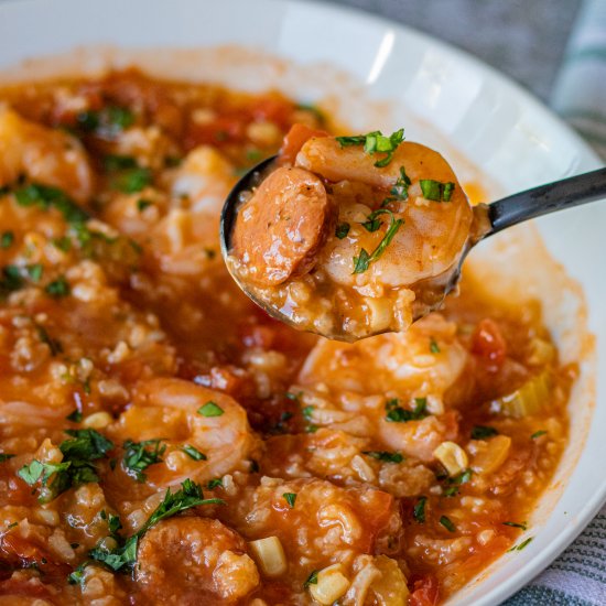 Instant Pot Jambalaya Soup