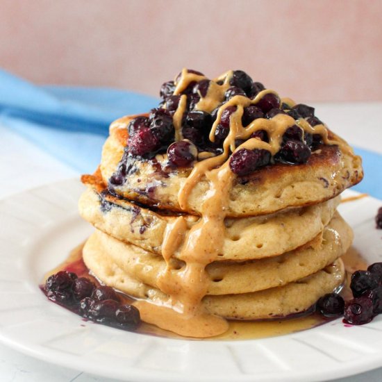 High protein vegan pancakes